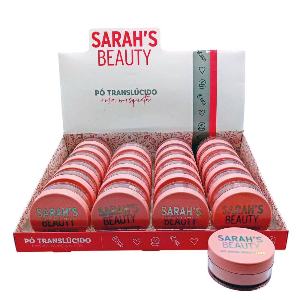 PÓ TRANLUCIDO ROSA MOSQUETA 24UN SARAHSBEAUTY SRB014
