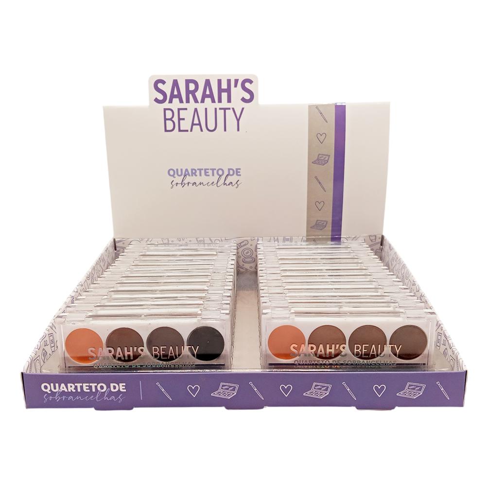 QUARTETO DE SOBRANCELHAS 24UN SARAHSBEAUTY SRB024