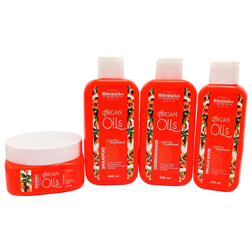 KIT CAPILAR ARGAN OILS 4UN RHENUKS 042