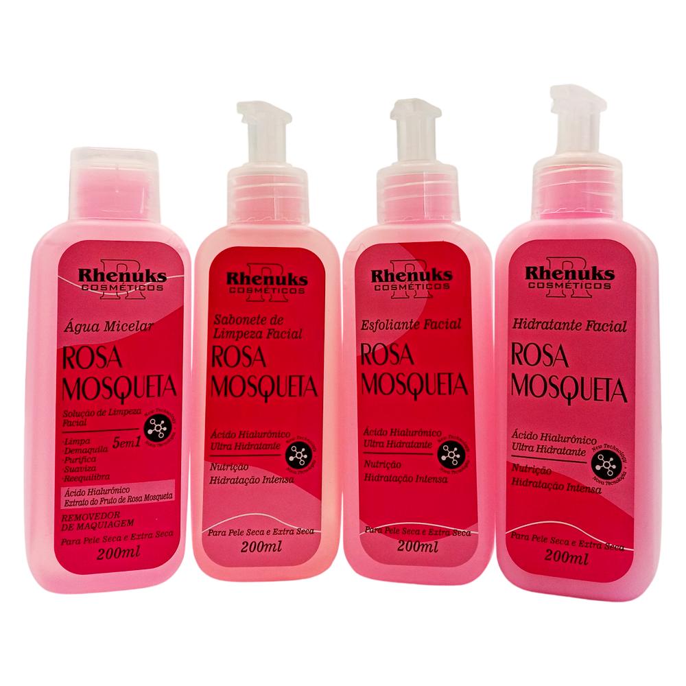 KIT FACIAL SKIN CARE ROSA MOSQUETA 200ML RHENUKS 061