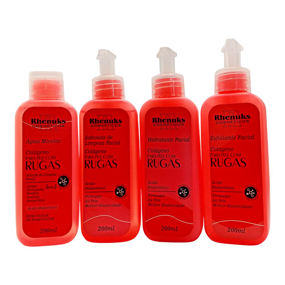 KIT FACIAL SKIN CARE COLÁGENO RUGAS 200ML RHENUKS 133