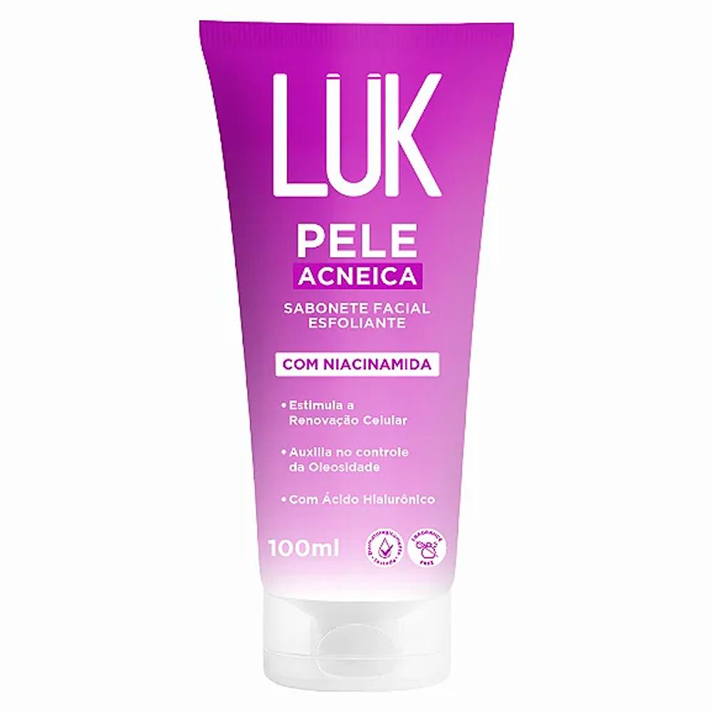 SABONETE FACIAL PELE ACNEICA 100ML LUK