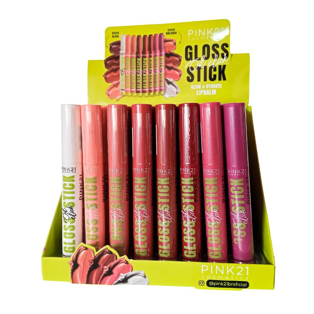 GLOSS OIL STICK 48UN PINK21 CS5270