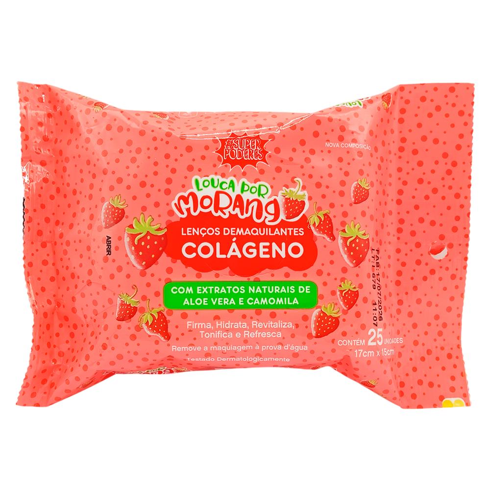 LENÇO DEMAQUILANTE MORANGO SUPERPODERES LDSP07