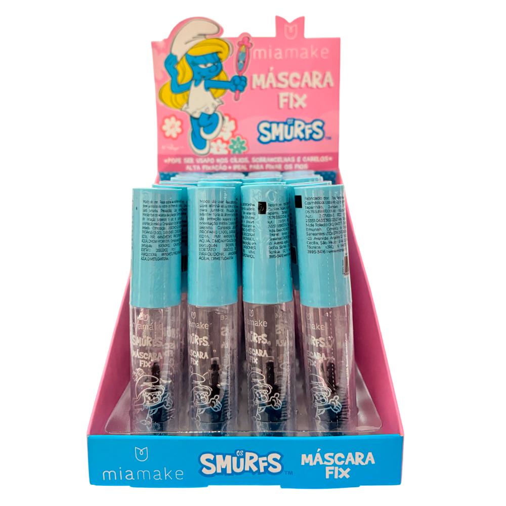 MÁSCARA FIX INCOLOR OS SMURFS 24UN MIA MAKE 559