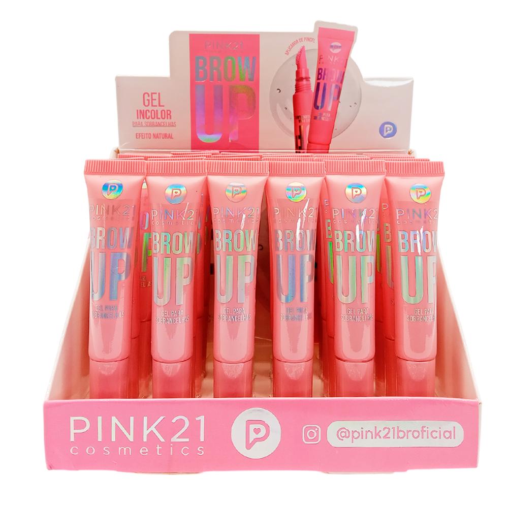 GEL INCOLOR PARA SOBRANCELHAS BROW UP 24UN PINK21 CS5647