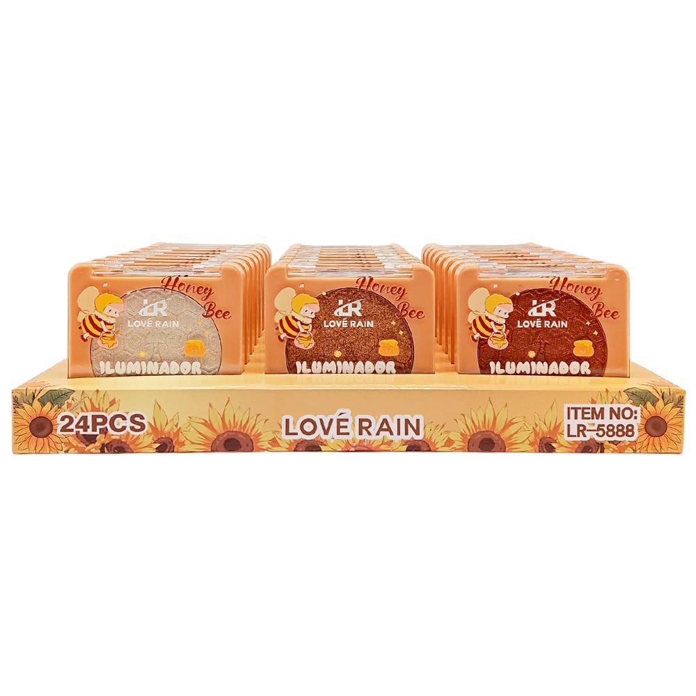 ILUMINADOR EM PO HONEY BEE 24UN LOVE RAIN LR-5888