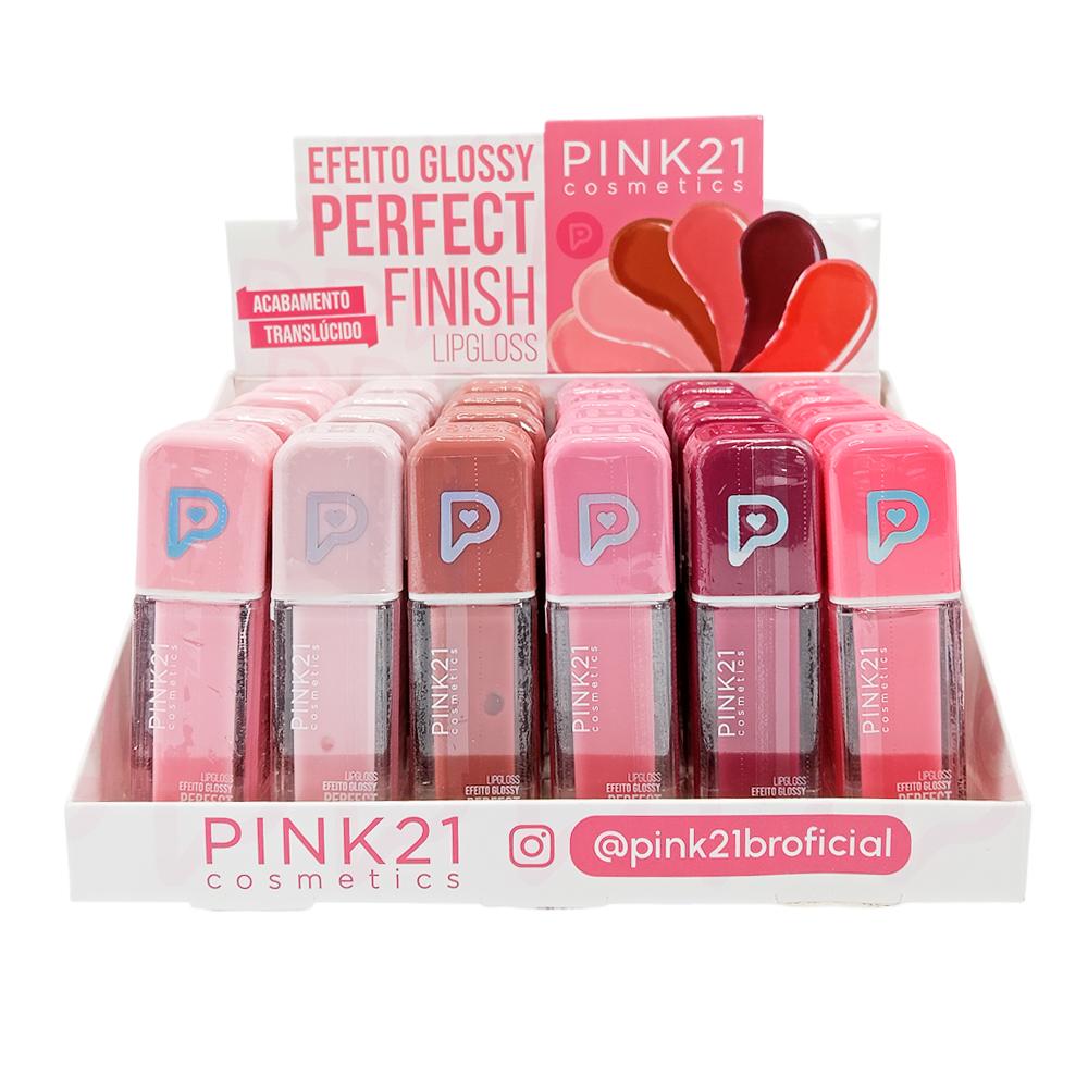 LIP GLOSS PERFECT FINISH 24UN PINK21 CS6174