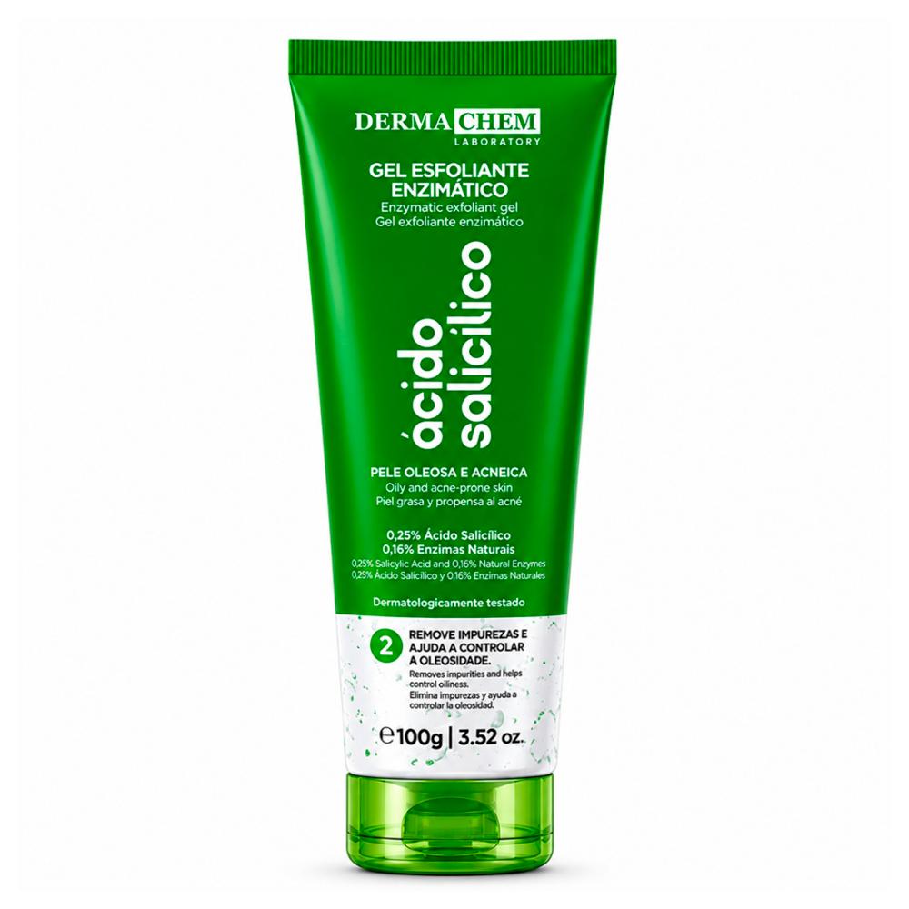 GEL ESFOLIANTE ENZIMATICO ACIDO SALICILICO 100ML DERMACHEM 06179