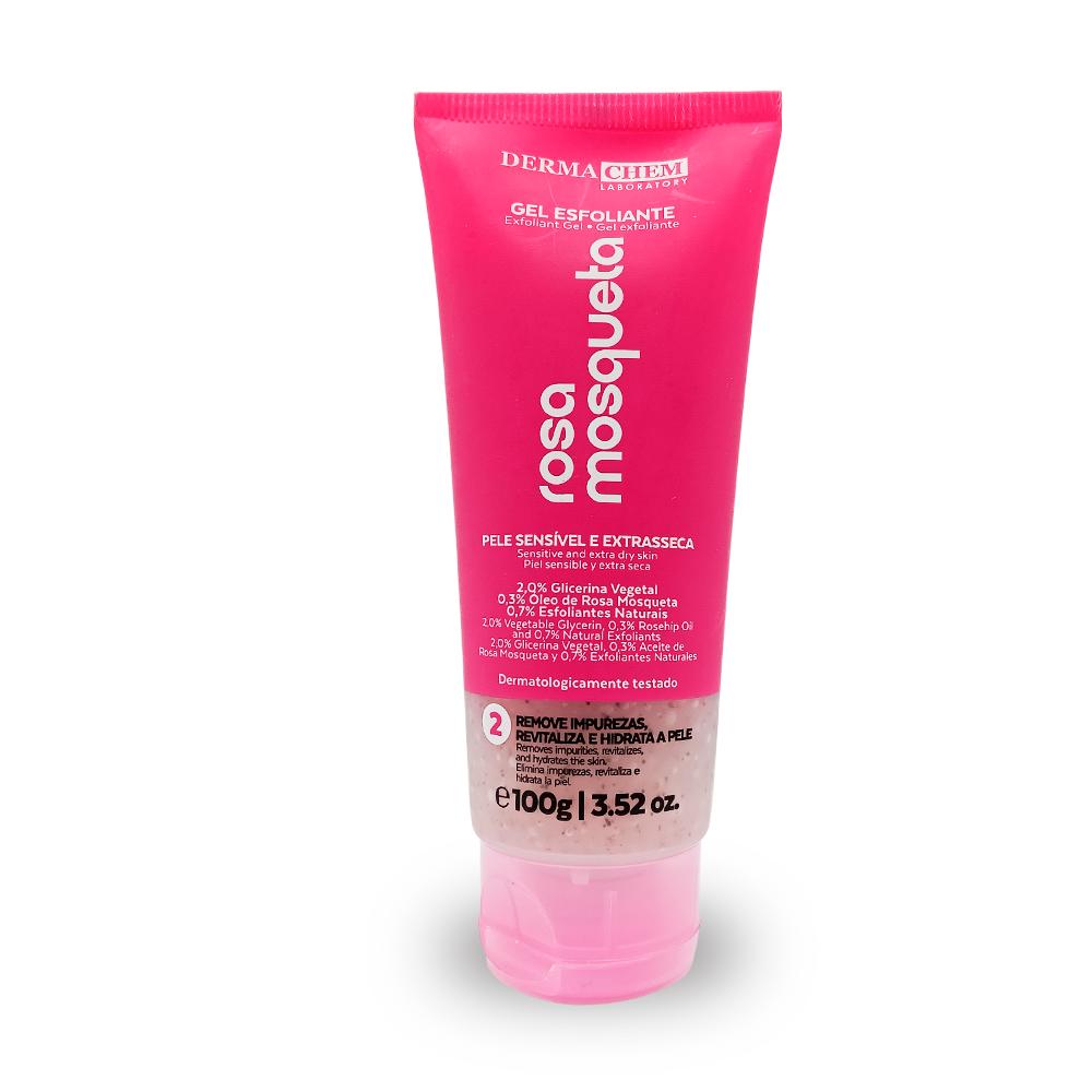 GEL ESFOLIANTE ROSA MOSQUETA 100ML DERMACHEM 06223
