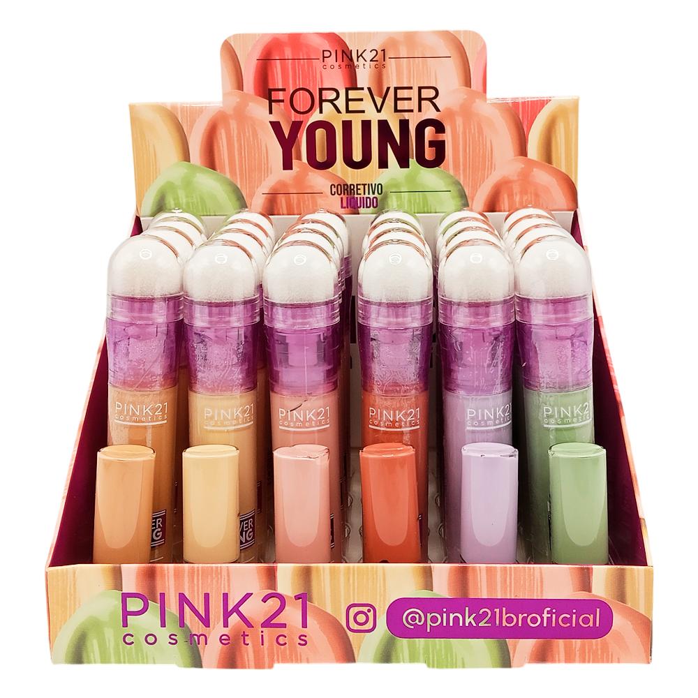 CORRETIVO CAMUFLAGEM FOREVER YOUNG 24UN PINK21 CS6325