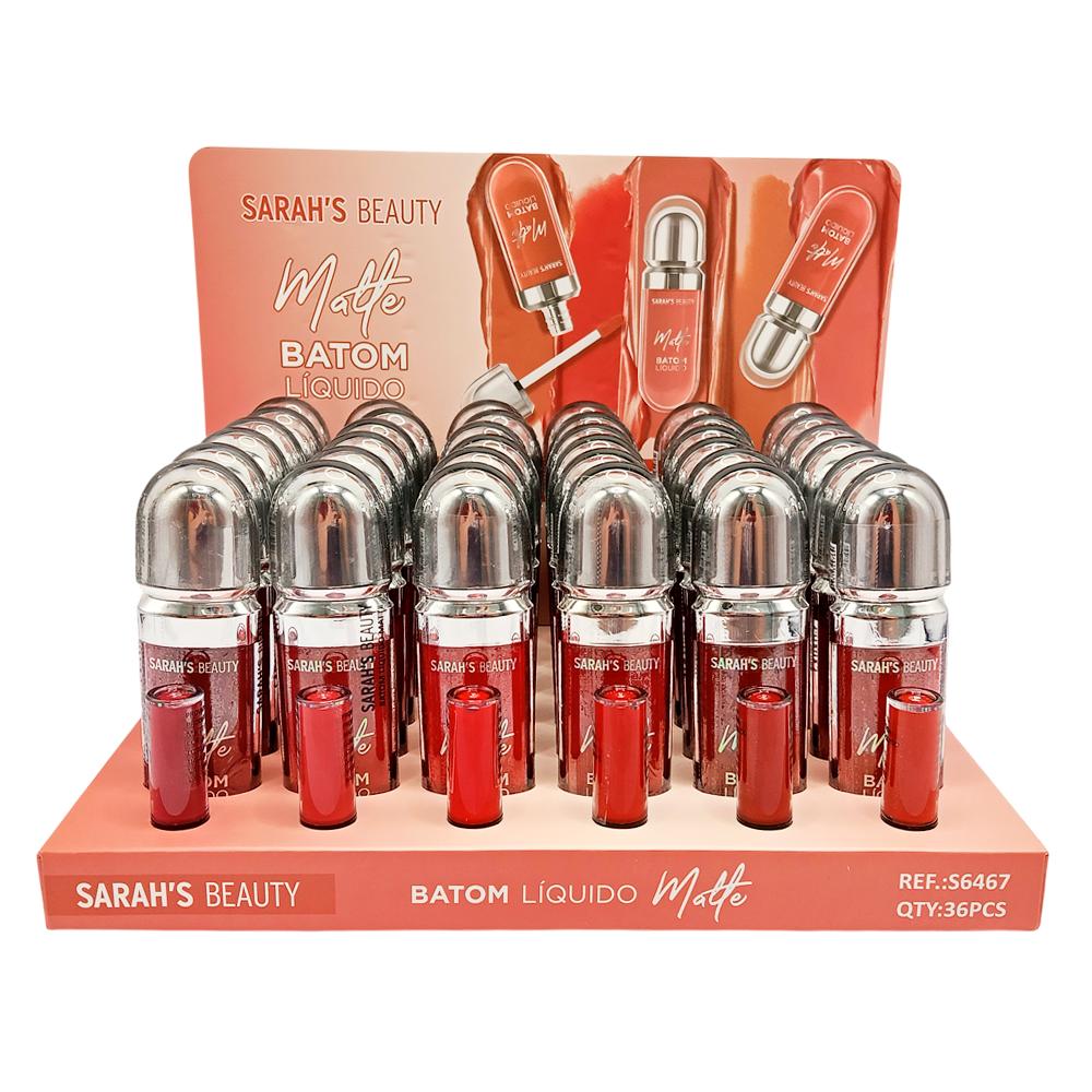 BATOM LÍQUIDO MATTE 36UN SARAHSBEAUTY S6467 A