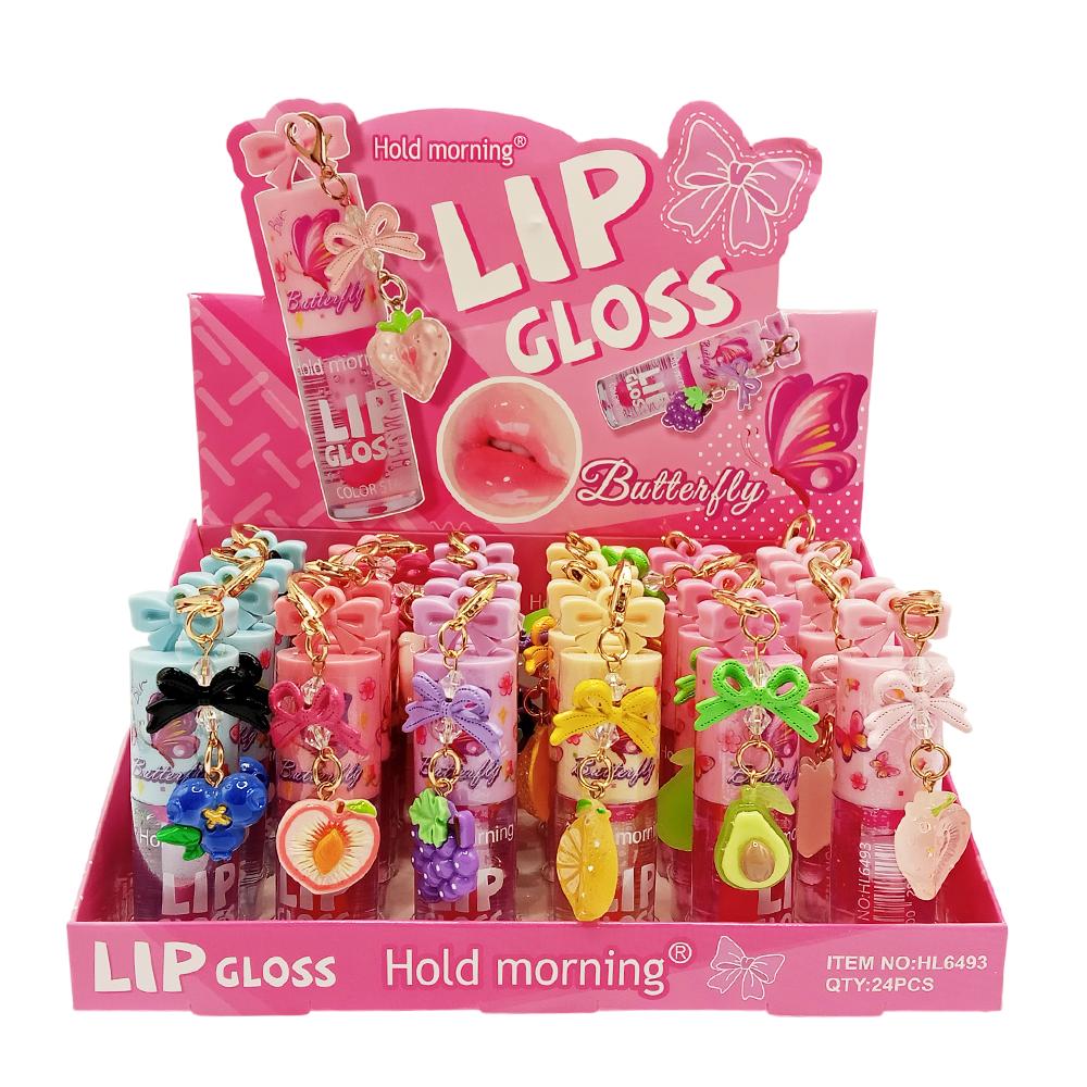 LIP GLOSS BUTTERFLY CHAVEIRO 24UN CHINA HL6493