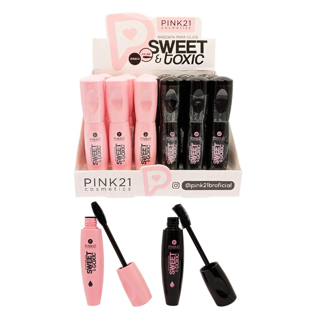MÁSCARA DE CÍLIOS SWEET & TOXIC  24UN PINK21 CS6670