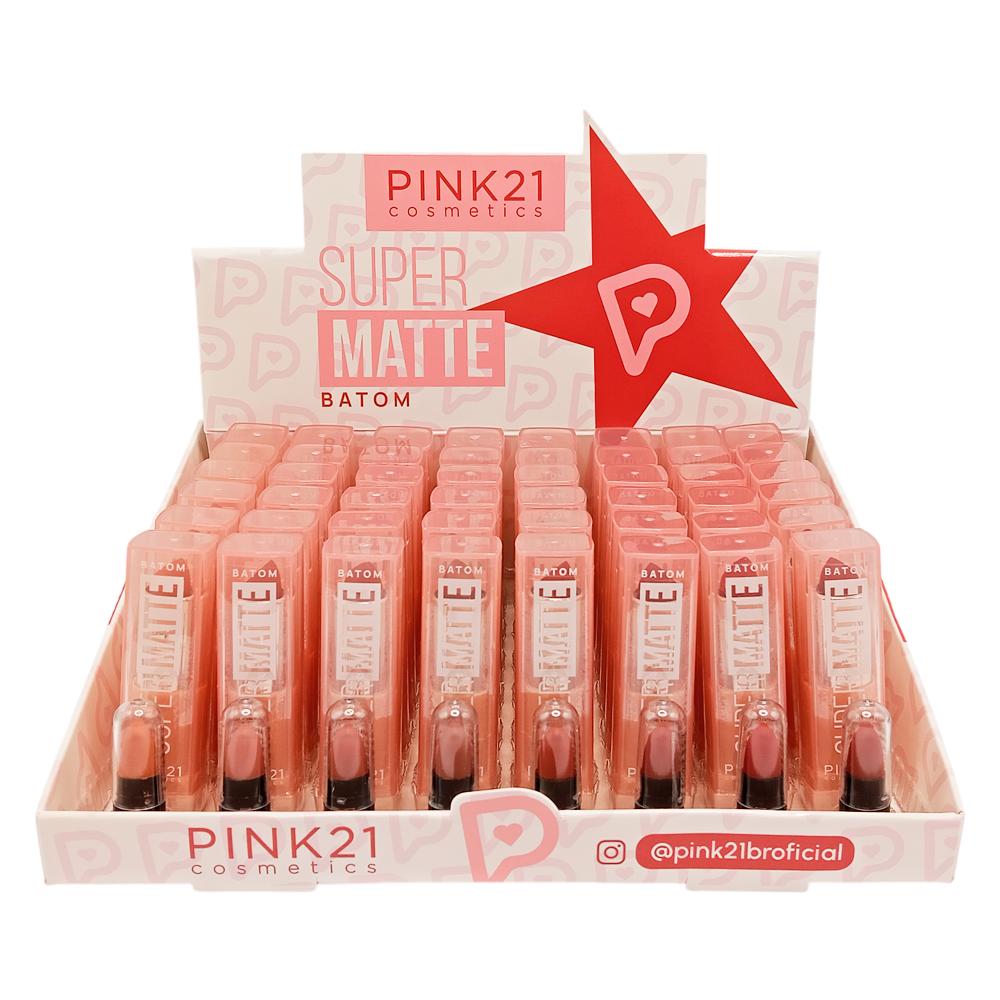 BATOM MATTE SUPER MATTE 48UN PINK21 CS6805