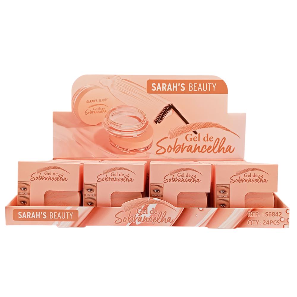 GEL DE SOBRANCELHAS 24UN SARAHSBEAUTY S6842