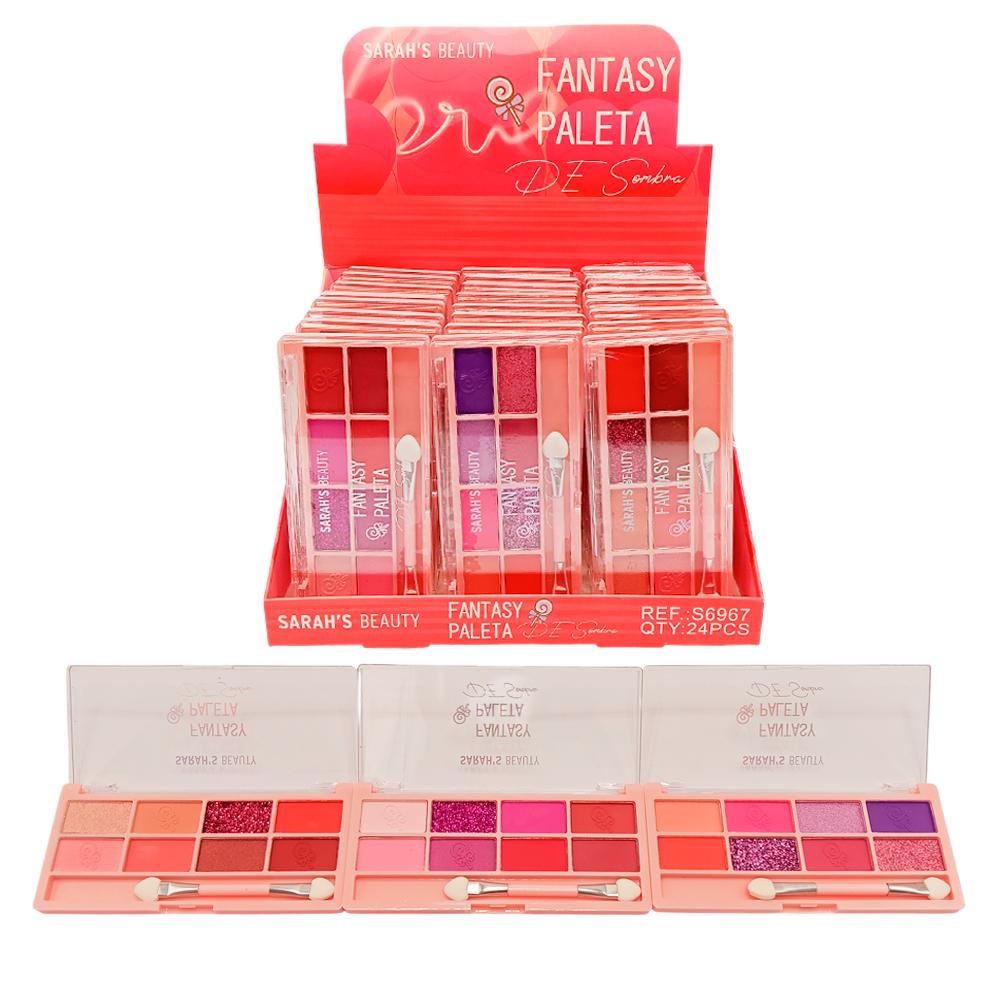 PALETA DE SOMBRA FANTASY 24UN SARAH'S BEAUTY S6967