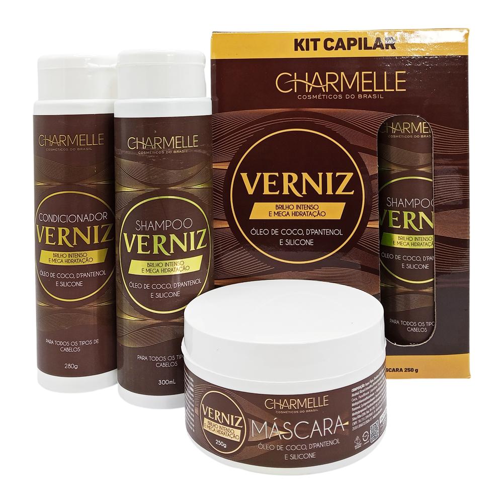 KIT CABELO VERNIZ CHARMELLE