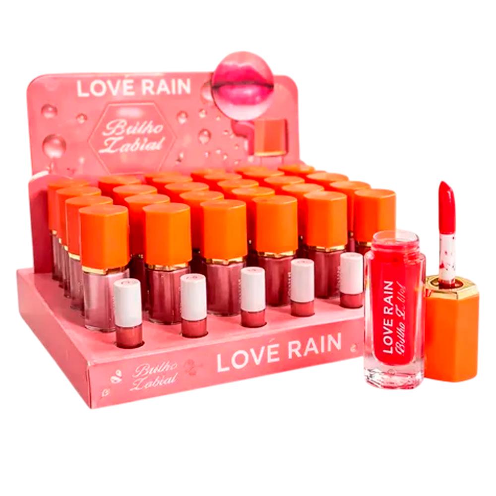 BRILHO LABIAL 24UN LOVE RAIN LR-7043