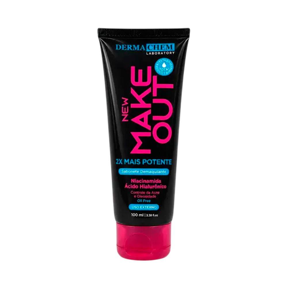 SABONETE DEMAQUILANTE NEW MAKE OUT 100ML DERMACHEM 07427