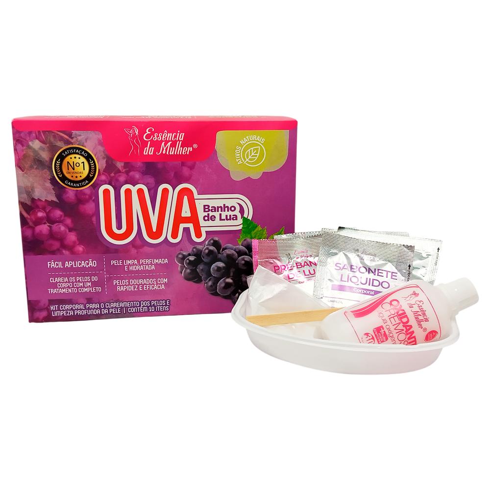 KIT BANHO DE LUA UVA 10 ITENS ESSENCIADAMULHER