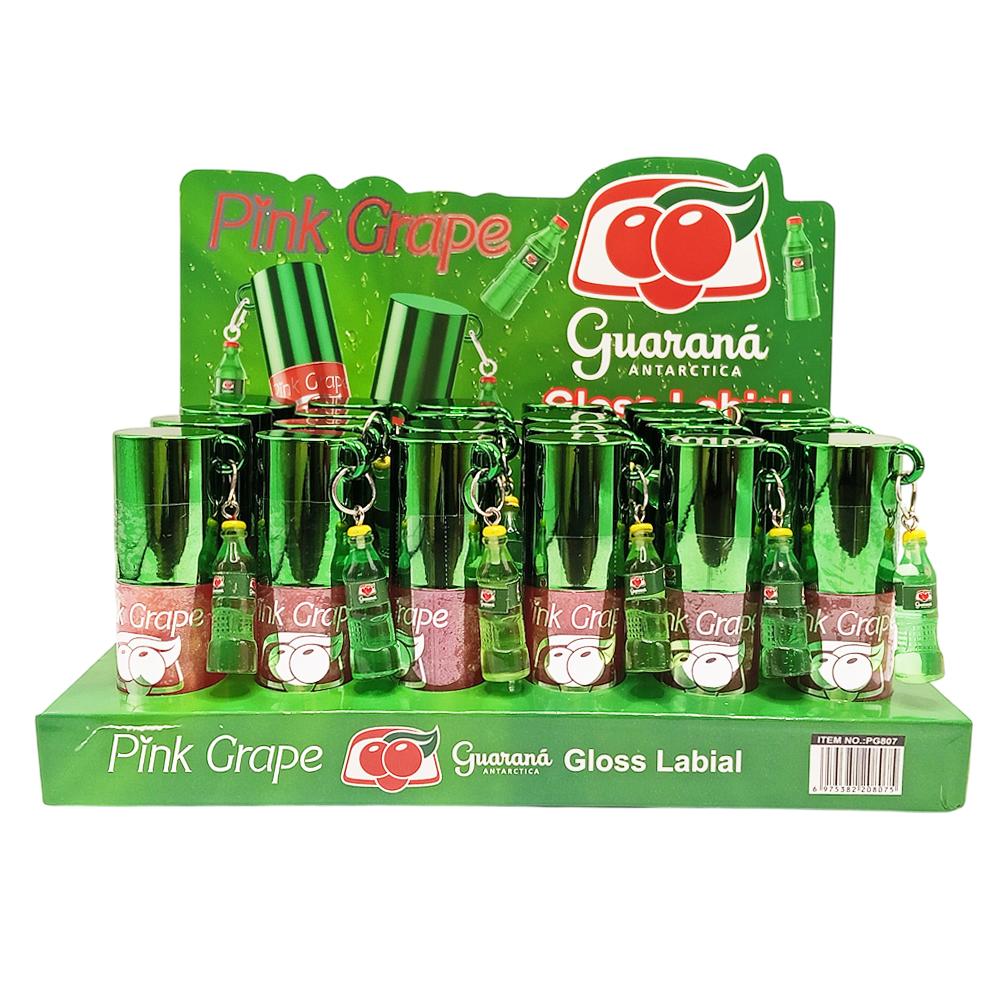 LIP GLOSS LABIAL CHAVEIRO GUARANÁ ANTARCTICA GARRAFA 24UN CHINA PG807