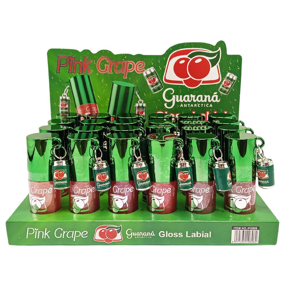 LIP GLOSS LABIAL CHAVEIRO GUARANÁ ANTARCTICA LATA 24UN CHINA PG808