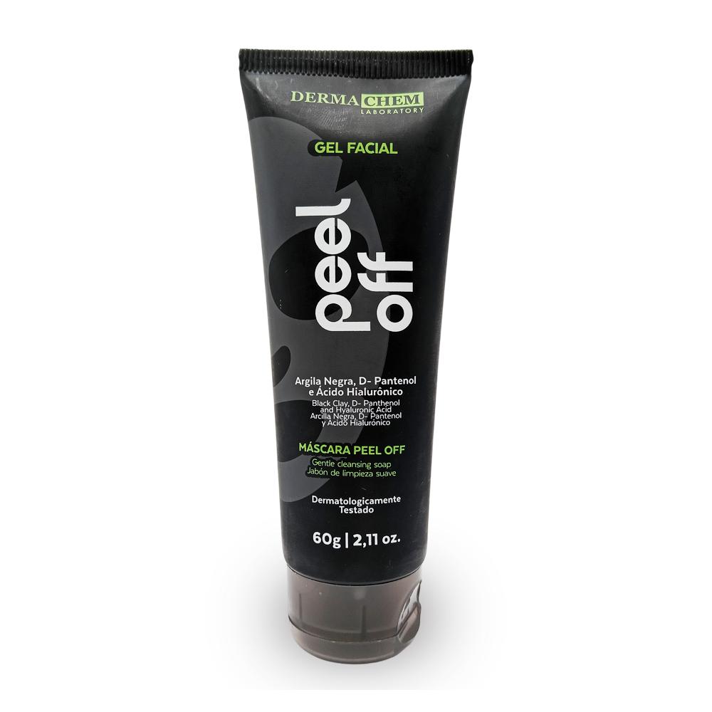 GEL FACIAL PEEL OFF ARGILA NEGRA 60G DERMACHEM 08132