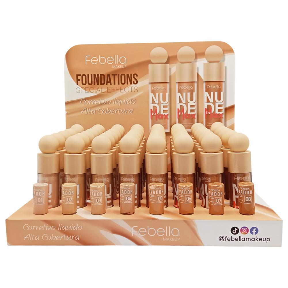 CORRETIVO NUDE MAX 48UN FEBELLA CL5098