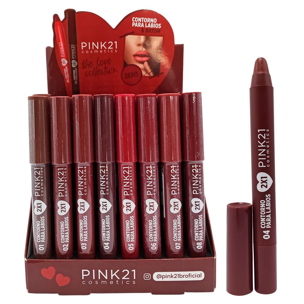 LAPIS CONTORNO PARA LABIOS 48UN PINK21 CS5128