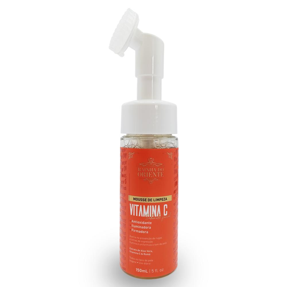 MOUSSE LIMPEZA VITAMINA C RAINHA DO ORIENTE