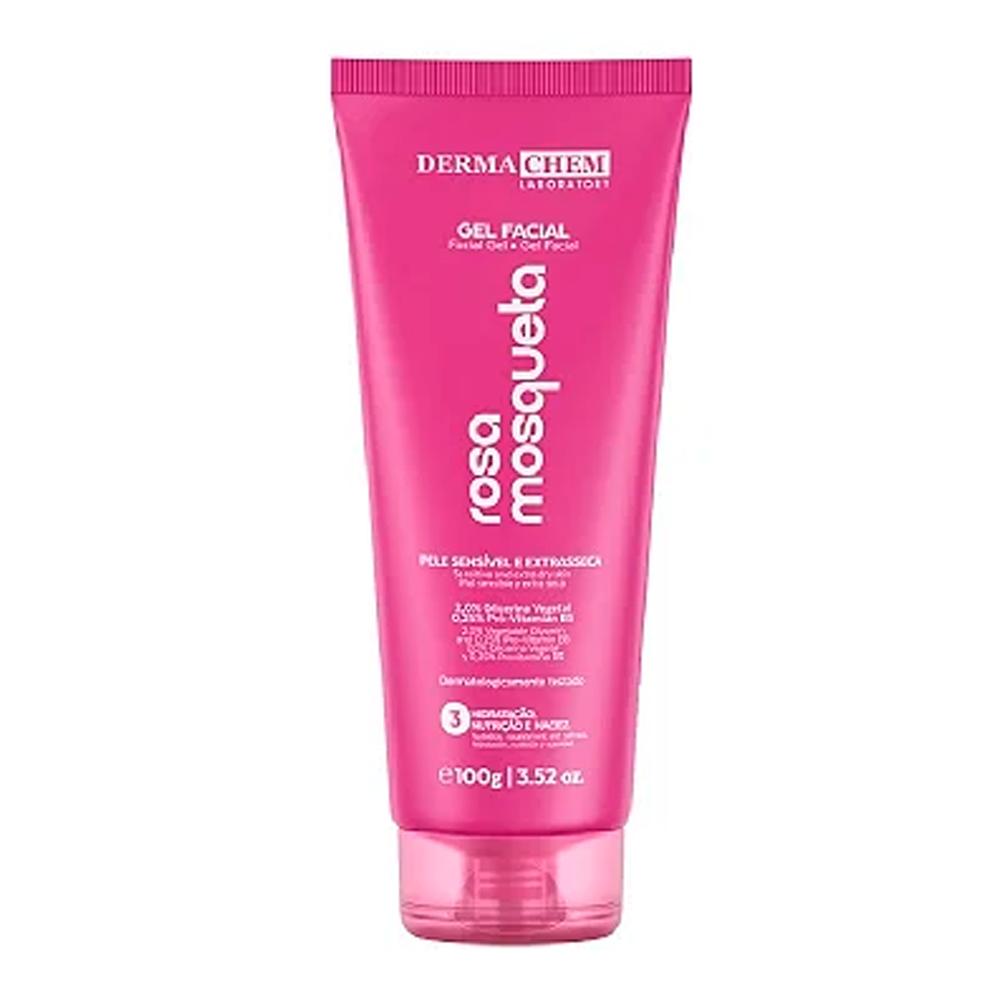 GEL FACIAL ROSA MOSQUETA 100G DERMACHEM  08714