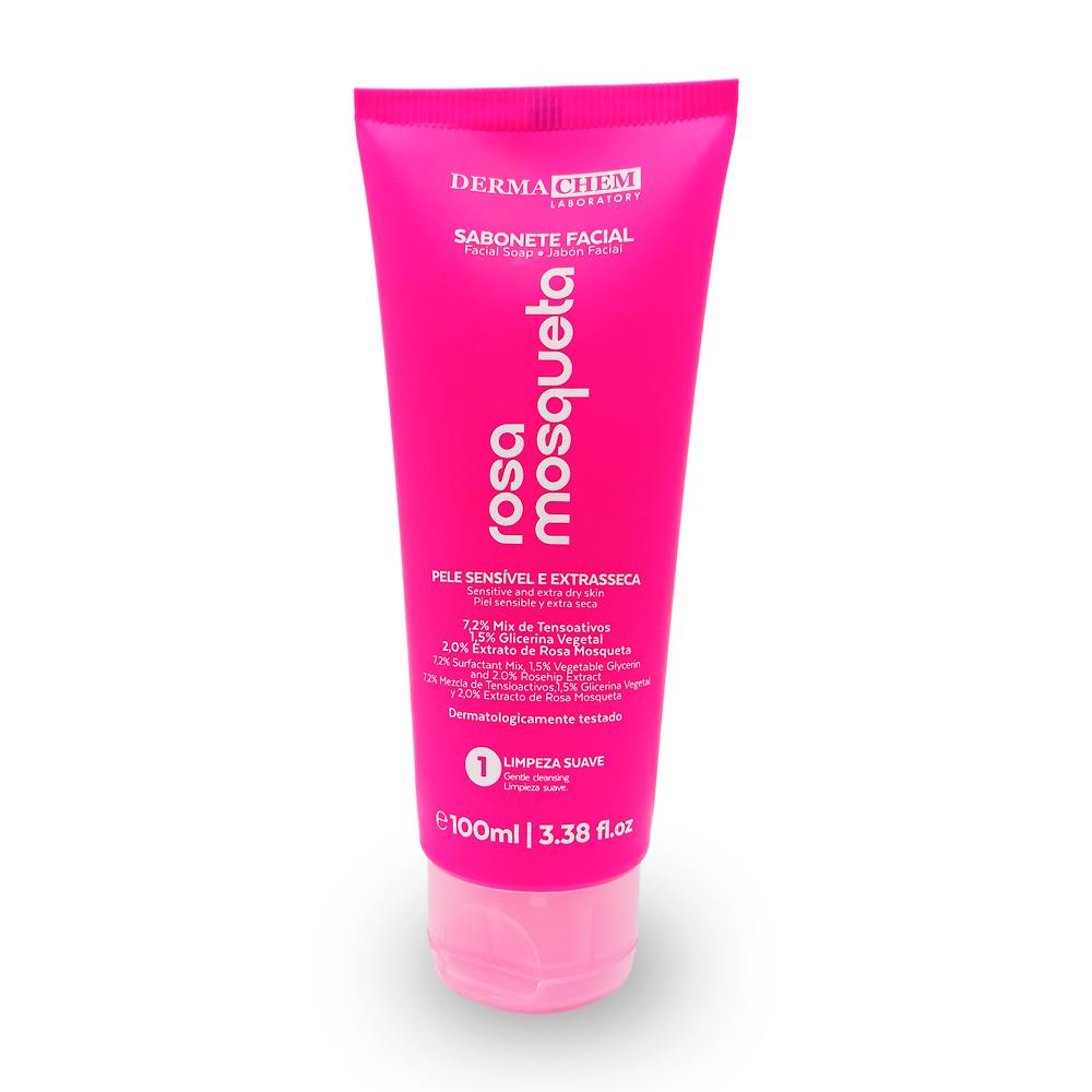 SABONETE ROSA MOSQUETA 100ML DERMACHEM 08724