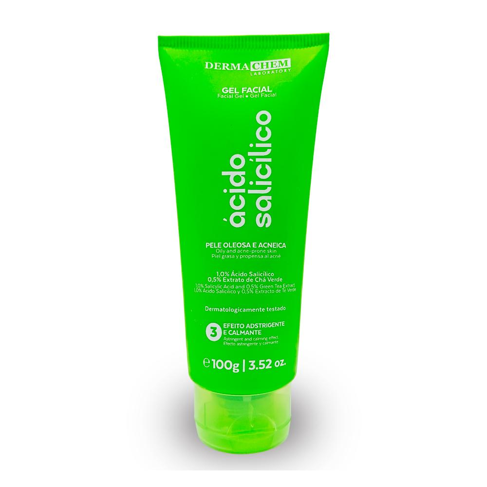 GEL FACIAL ÁCIDO SALICÍLICO 100ML DERMACHEM 09091