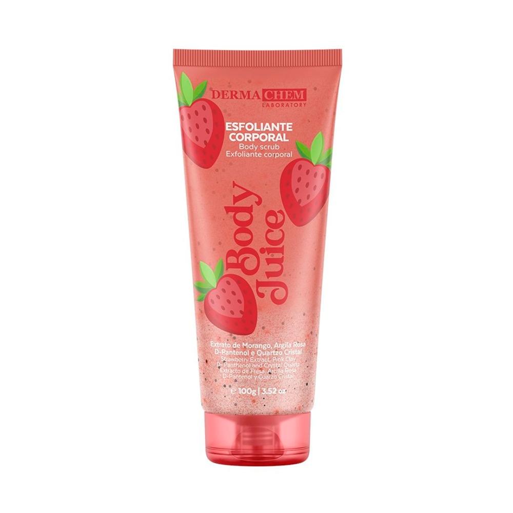 ESFOLIANTE CORPORAL JUICE MORANGO 100G DERMACHEM 09233